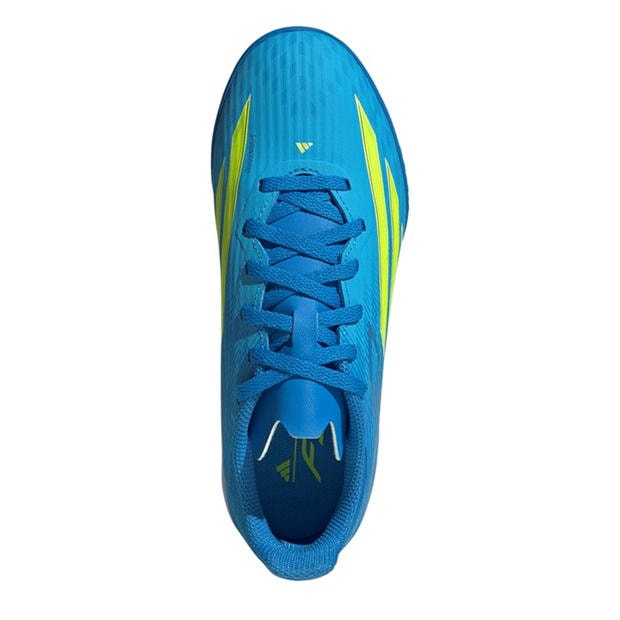 Blue/Yellow - adidas - F50 League Childrens Astro Turf Football Boots