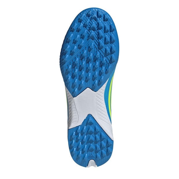 Blue/Yellow - adidas - F50 League Childrens Astro Turf Football Boots
