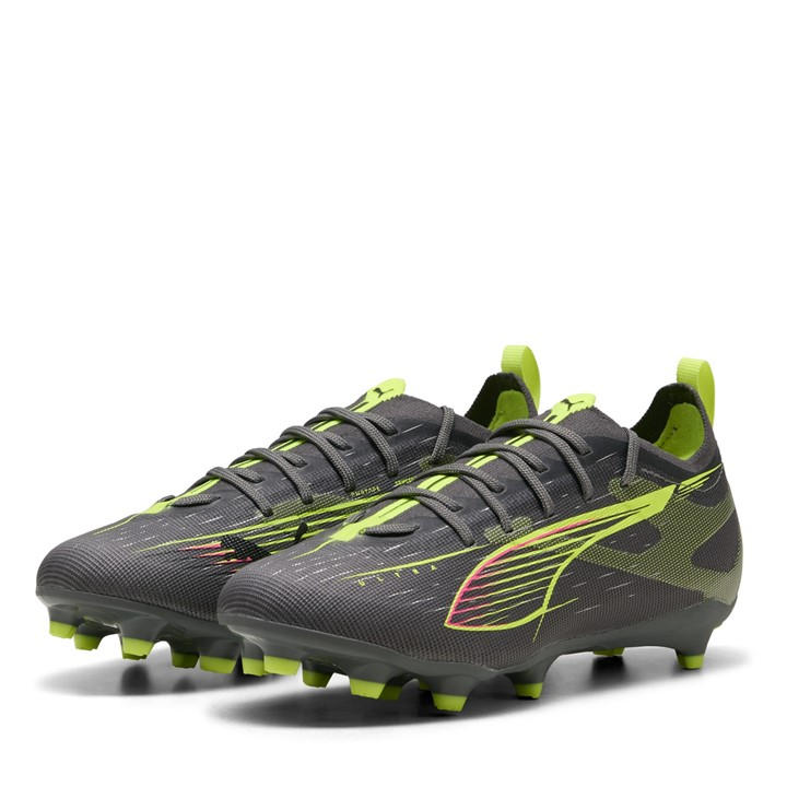 Puma  Kids Silver Ultra Pro Firm Ground Football Boots in Size C13, Sports Direct
