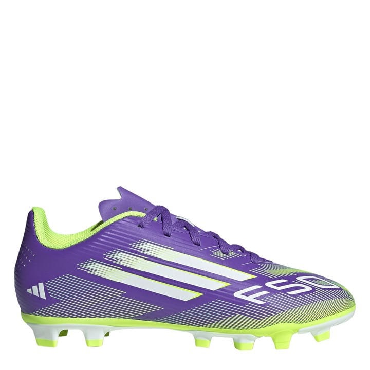 Adidas Boys Purple F50 Club  Firm Ground Football Boots in Size C11, Sports Direct