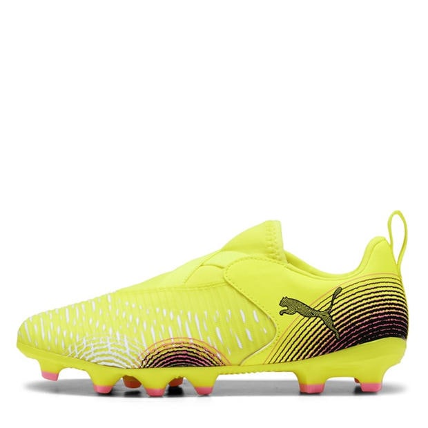 Yellow Alert - Puma - Unisex Kids Future Match Firm Ground Football Boots