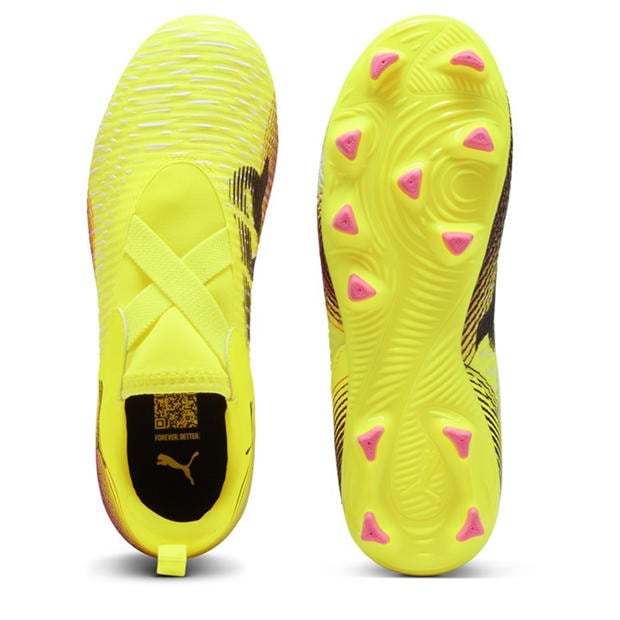Yellow Alert - Puma - Unisex Kids Future Match Firm Ground Football Boots