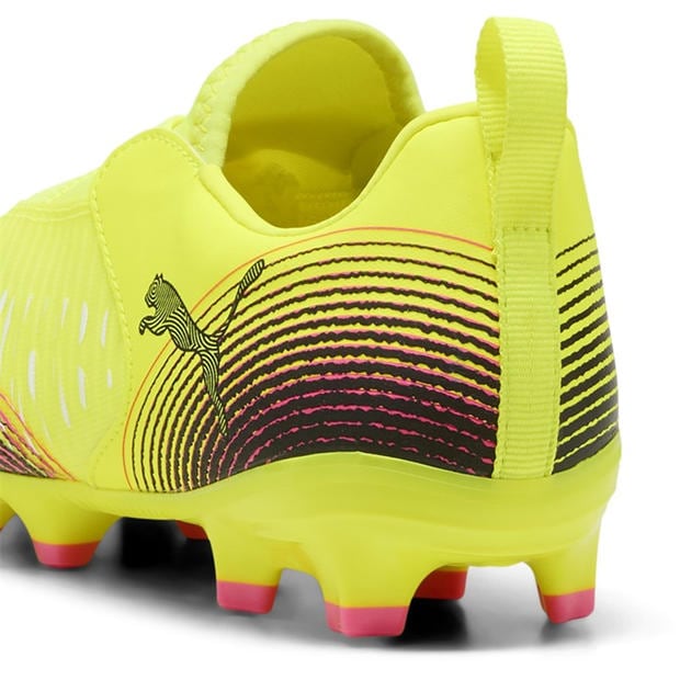 Yellow Alert - Puma - Unisex Kids Future Match Firm Ground Football Boots