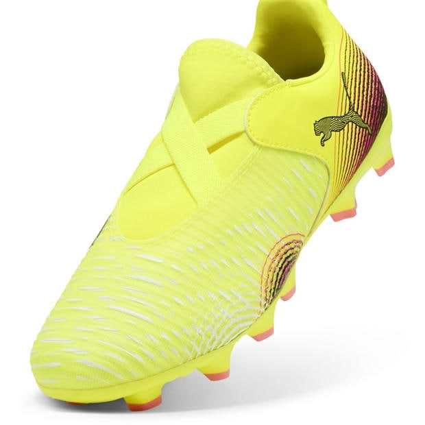 Yellow Alert - Puma - Unisex Kids Future Match Firm Ground Football Boots