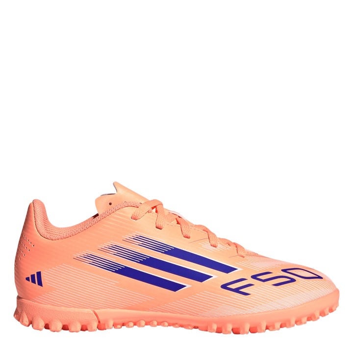 Adidas Boys Orange F50 Club  Astro Turf Football Boots in Size C11, Sports Direct