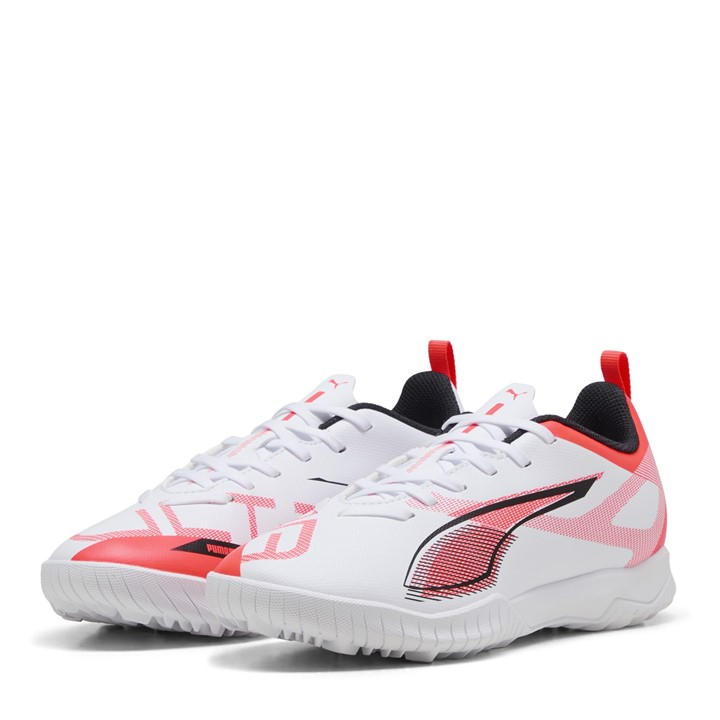 Puma Boys White Kids' Ultra Play Astro Turf Football Boot in Size 1, Sports Direct