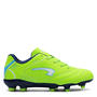 N.Grn/Blue - Kronos - Costa 7 Firm Ground Childrens Football Boots