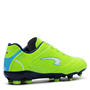 N.Grn/Blue - Kronos - Costa 7 Firm Ground Childrens Football Boots