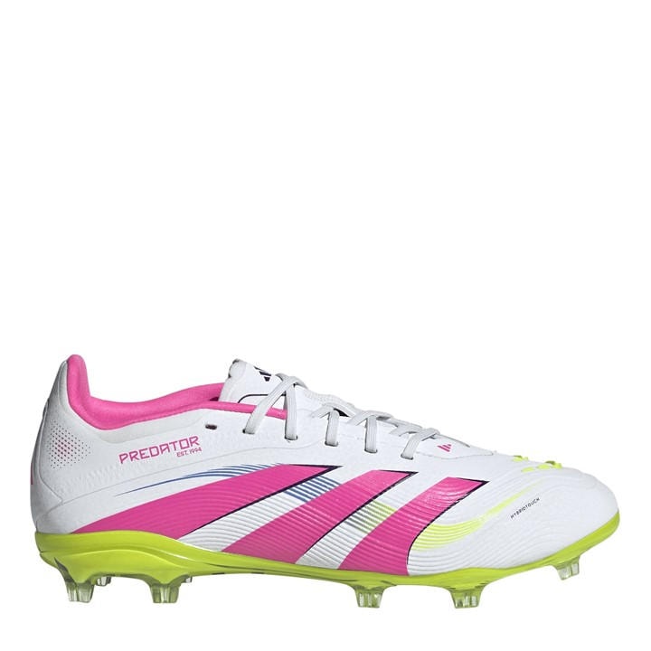 Adidas  Kids White ' Pred Elt Firm Ground Football Boots in Size C13.5, Sports Direct
