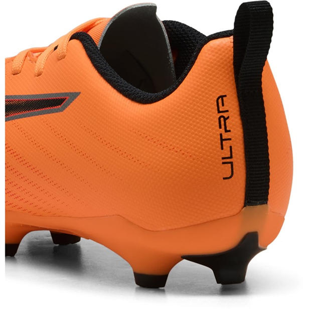 Ht Fire BlkGRed - Puma - Unisex Kids' Ultra 6 Play Firm Ground Football Boots