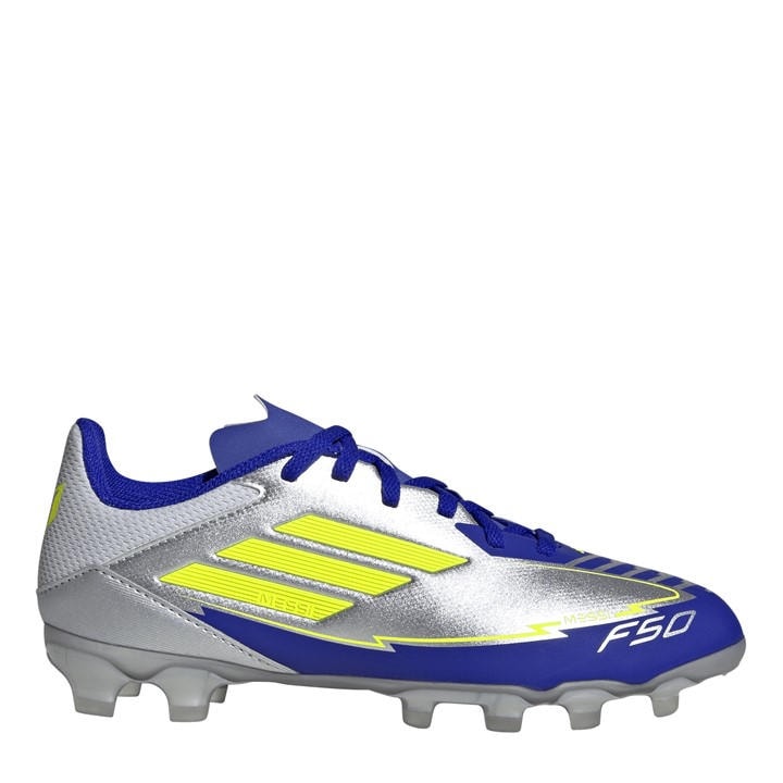 Adidas  Kids Yellow ' F50 Firm Ground Football Boots in Size C11.5, Sports Direct