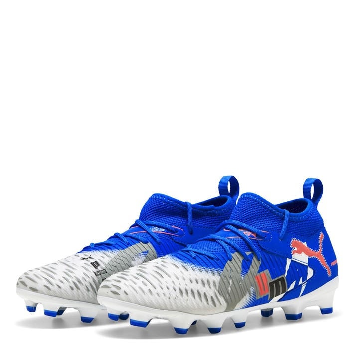 Puma Boys White Future 8 Match  Artificial Ground Football Boots in Size C10, Sports Direct