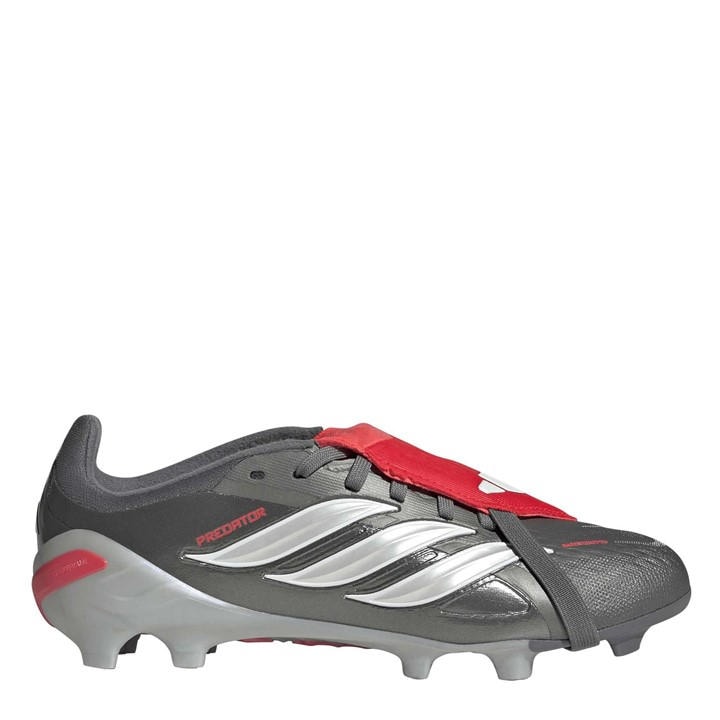 Adidas  Kids Silver Kids' Predator Elite Firm Ground Football Boot in Size 1.5, Sports Direct
