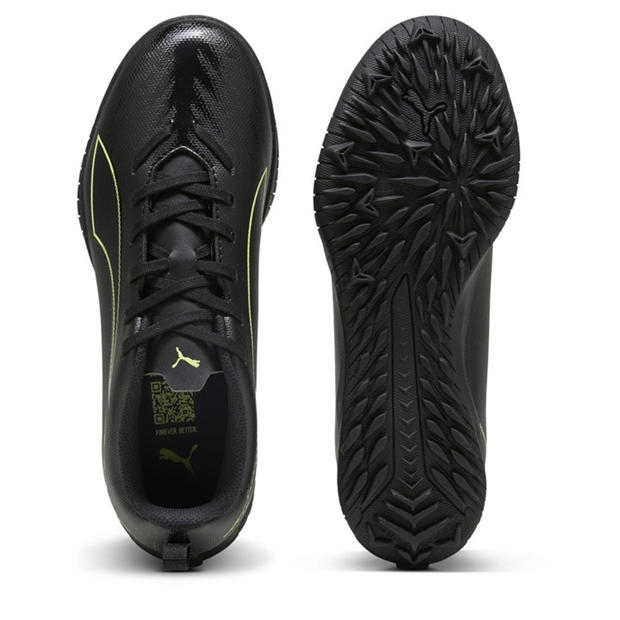 Blk-FL-GrnTrrn - Puma - Kids' Ultra 6 Play Astro Turf Football Boots