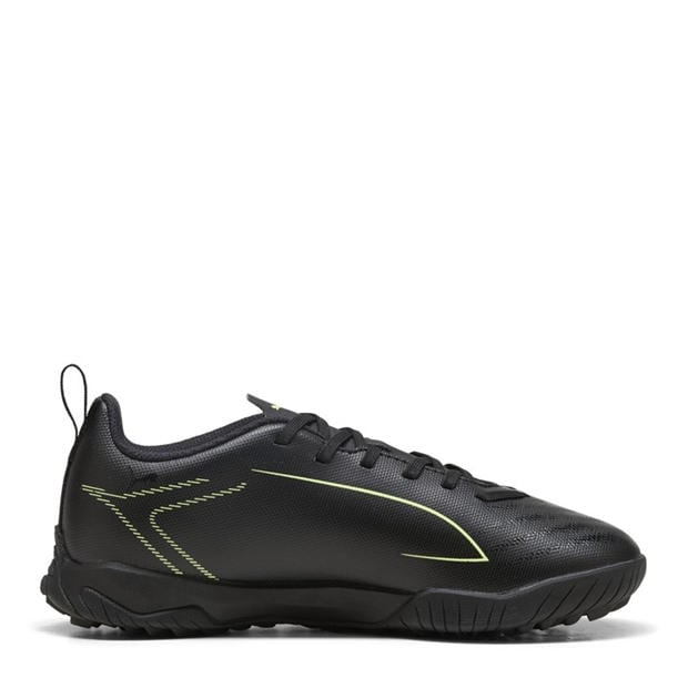 Blk-FL-GrnTrrn - Puma - Kids' Ultra 6 Play Astro Turf Football Boots