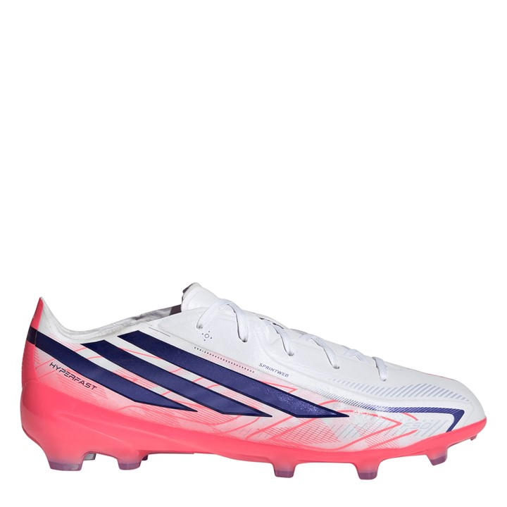 Adidas Boys White F50 Hyperfast Elite Firm Ground Football Boots  in Size 2, Sports Direct