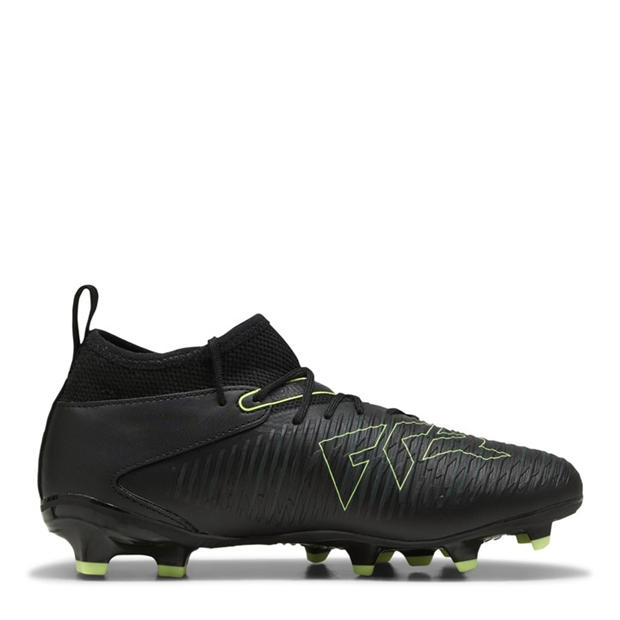 Blk-FL-GrnTrrn - Puma - Unisex Kids' Future 8 Match Firm Ground Football Boots
