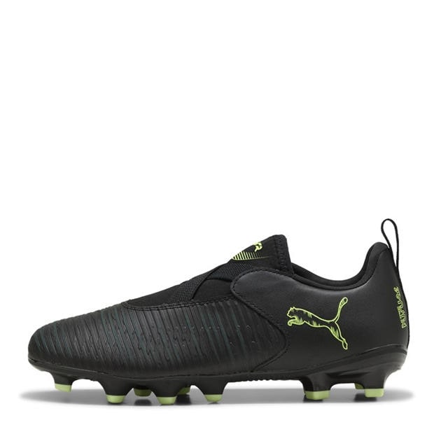 Black-Fizzy L - Puma - Unisex Kids' Future 8 Match LL Firm Ground Football Boots