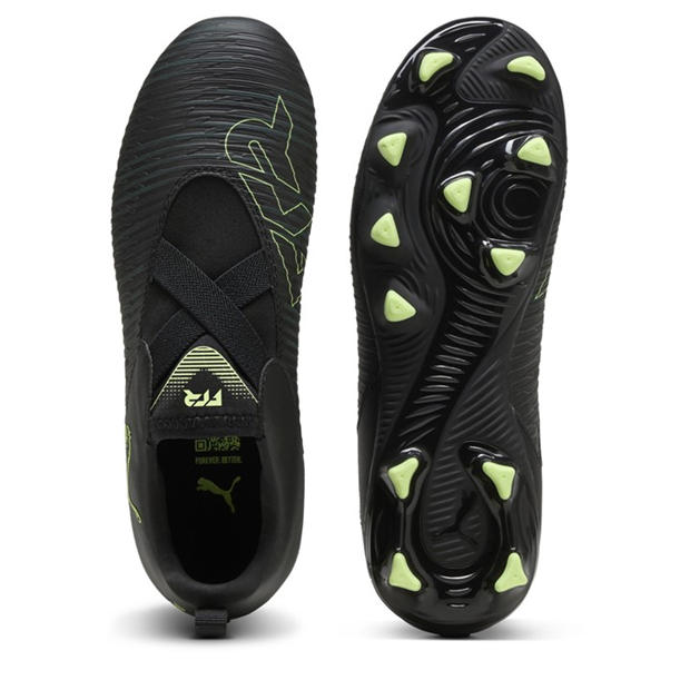 Black-Fizzy L - Puma - Unisex Kids' Future 8 Match LL Firm Ground Football Boots