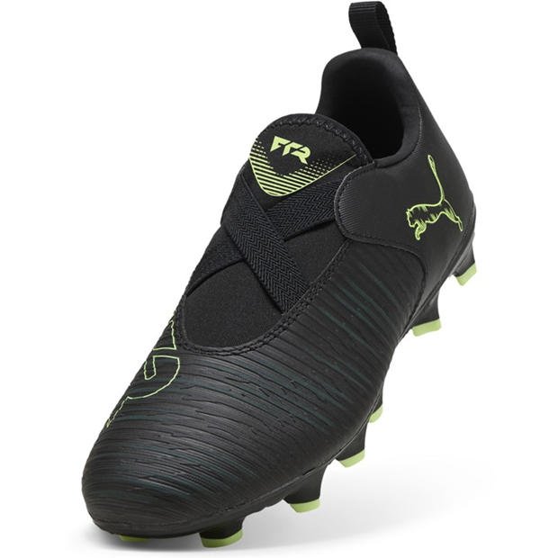 Black-Fizzy L - Puma - Unisex Kids' Future 8 Match LL Firm Ground Football Boots
