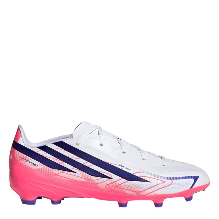 Adidas Boys White F50 Hyperfast League Firm Ground Football Boots Kids in Size C11, Sports Direct