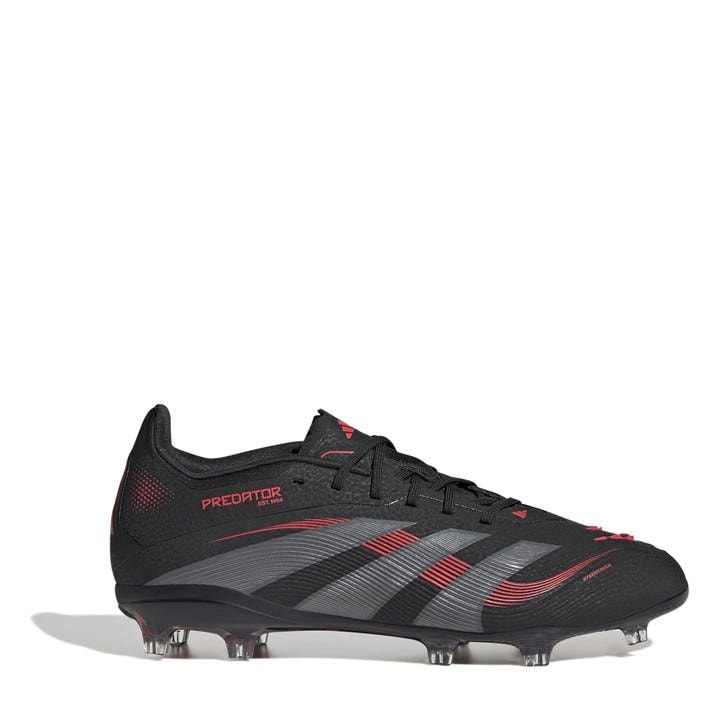 Adidas Boys Black Predator Elite  Firm Ground Football Boots in Size C10, Sports Direct