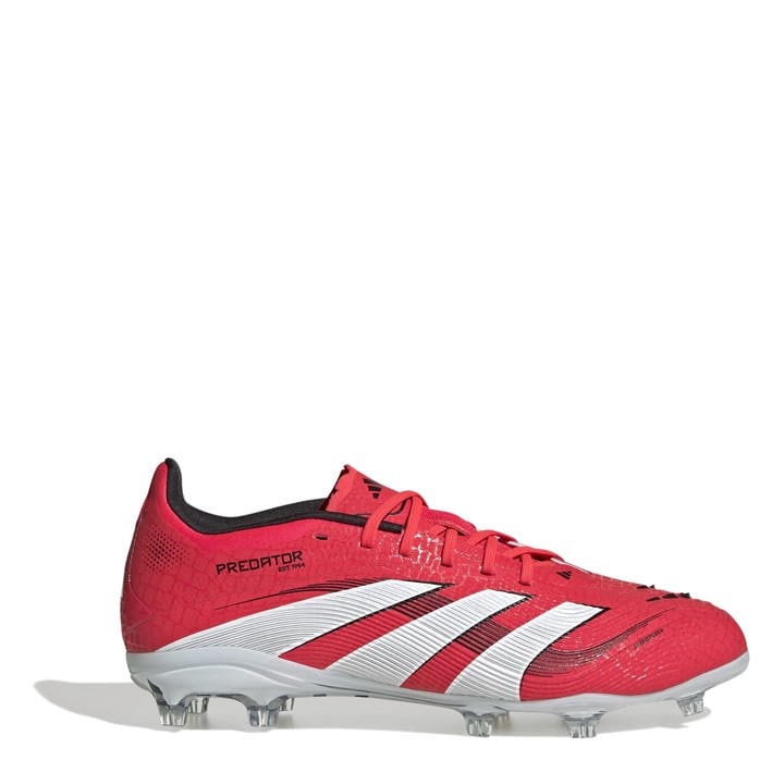 Adidas Boys Red Predator Elite  Firm Ground Football Boots in Size C12, Sports Direct