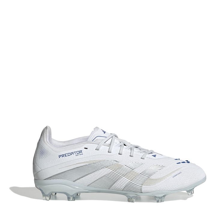 Adidas Boys White Predator Elite  Firm Ground Football Boots in Size C13, Sports Direct