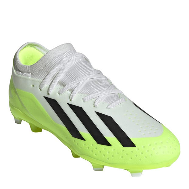 Ftwr White - adidas - Kids' X Crazyfast.3 FG Firm Ground Football Boots