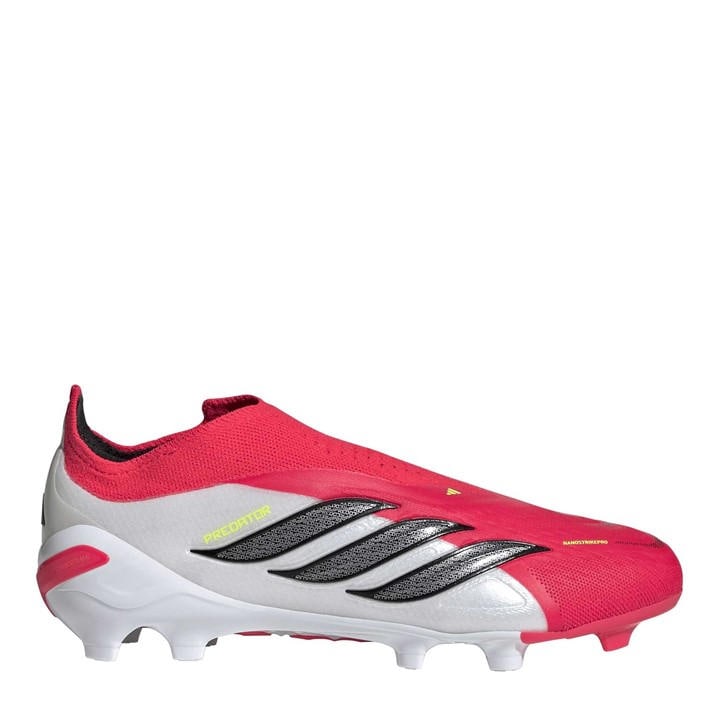Adidas  Kids Red Kids' Predator Elite Firm Ground Football Boot in Size 2, Sports Direct