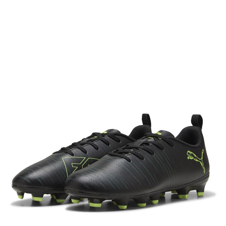 Puma  Kids Black ' Future 8 Play Firm Ground Football Boots in Size 2.5, Sports Direct