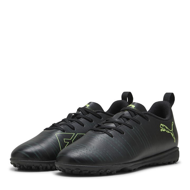 Puma  Kids Black Kids' Future 8 Play Astro Turf Football Boots in Size C13.5, Sports Direct