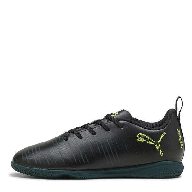 Blk-FL-GrnTrrn - Puma - Unisex Kids' Future 8 Play It Indoor Football Boots