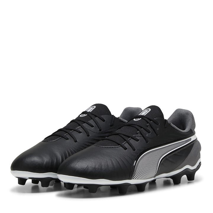 Puma  Kids Black King Match Fg/Ag Jr Firm Ground Football Boots in Size C11, Sports Direct