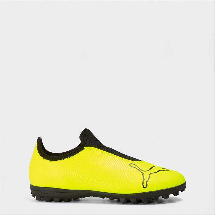 Puma Boys Yellow Finesse Astro Turf Football Boots  in Size 1, Sports Direct