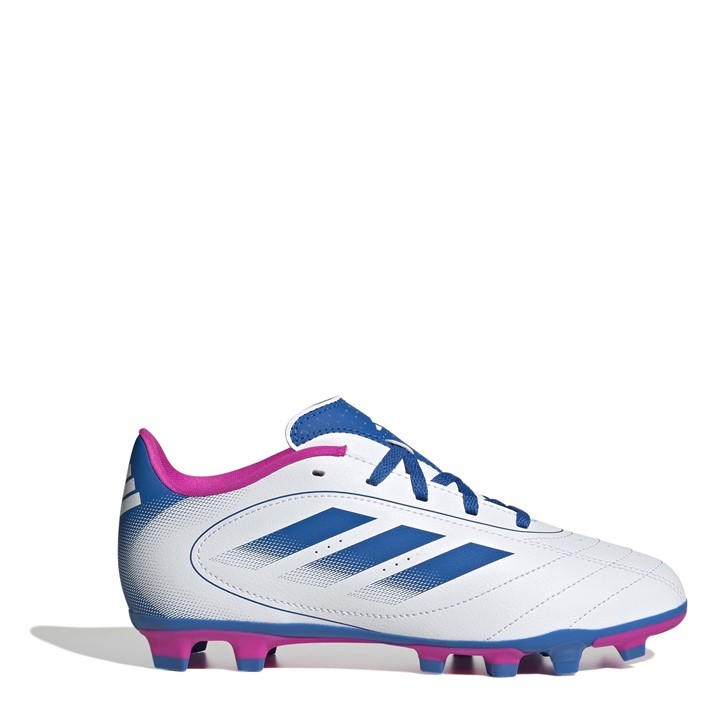 Adidas Boys White Goletto Viii Firm Ground Football Boots Kids in Size 2, Sports Direct