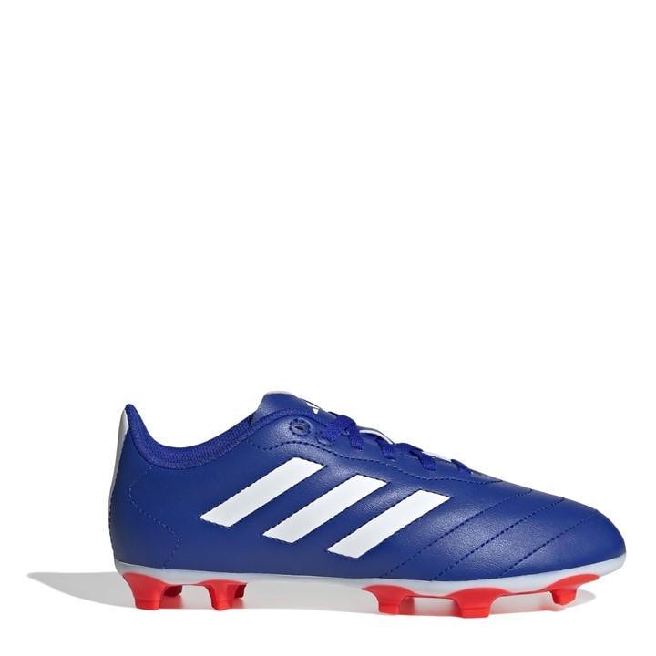Adidas Boys Blue Goletto Viii Firm Ground Football Boots Kids in Size C11, Sports Direct