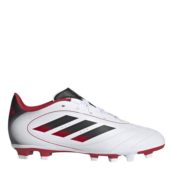 Adidas Boys White Goletto Viii Firm Ground Football Boots Kids in Size 1, Sports Direct