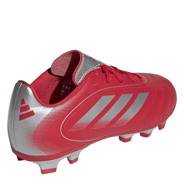 Red/Silver - adidas - Goletto VIII Firm Ground Football Boots Kids