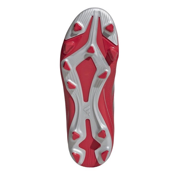 Red/Silver - adidas - Goletto VIII Firm Ground Football Boots Kids