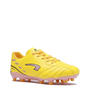Yellow/Pink - Kronos - Aries 5 Junior Firm Ground Football Boots