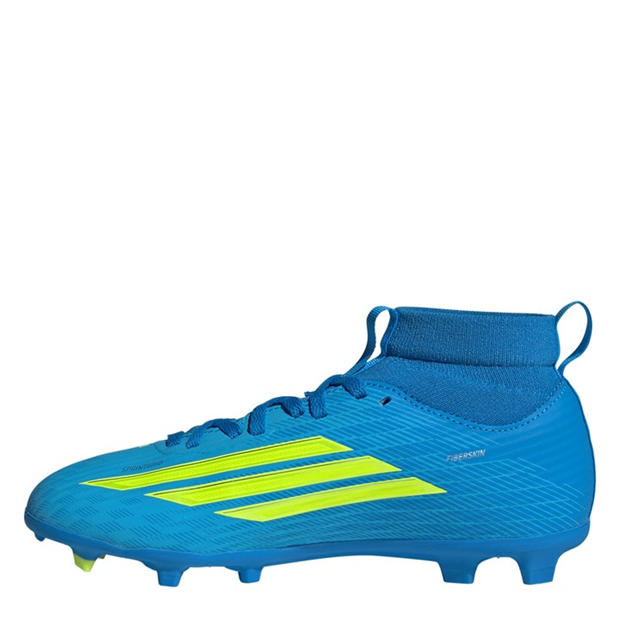 Blue/Yellow - adidas - F50 League Juniors Firm Ground Football Boots