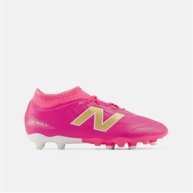 Pink/White - New Balance - Unisex Kids' Tekela .3 Firm Ground Football Boots