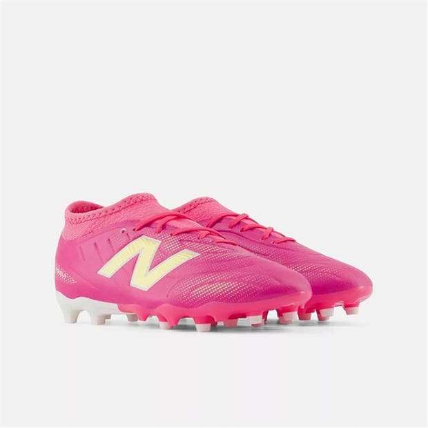 Pink/White - New Balance - Unisex Kids' Tekela .3 Firm Ground Football Boots