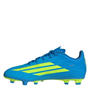 Blue/Yell/Aqua - adidas - F50 Club Firm Ground Junior Football Boots