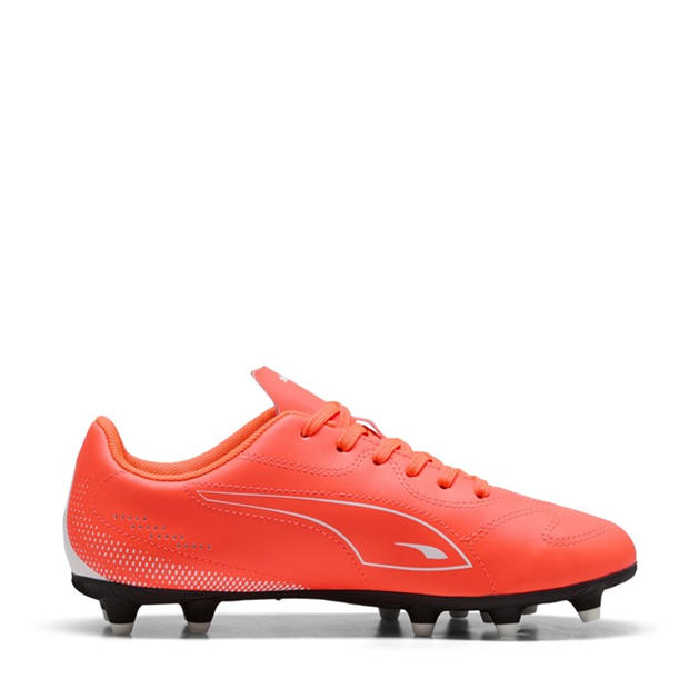 Glowing Red-W - Puma - Unisex Kids' Vitoria II FG/AG Firm Ground Football Boots