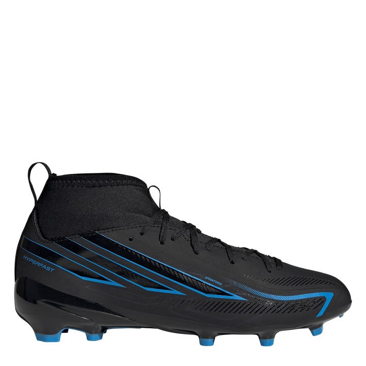 Adidas Boys Black F50 Hyperfast League Laceless Firm Ground Football Boots  in Size 5.5, Sports Direct