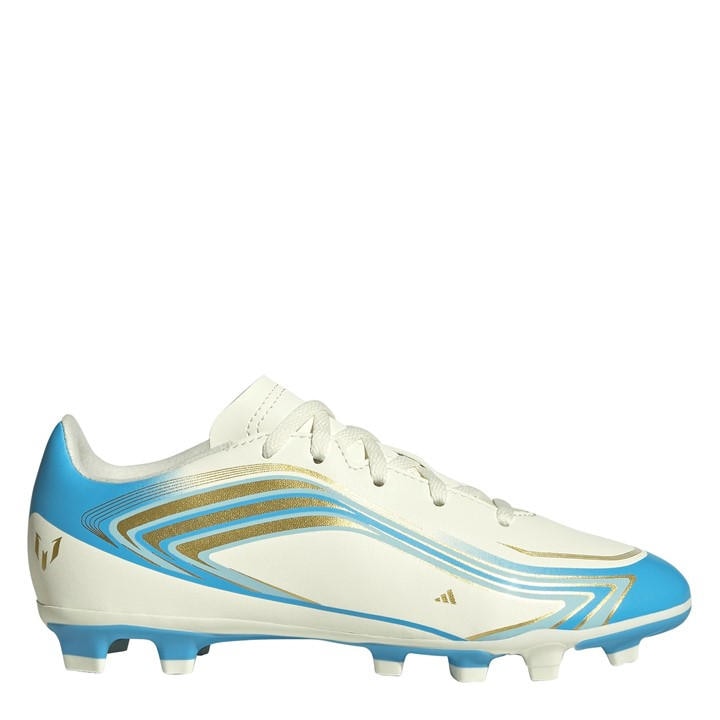 Adidas Boys White F50  Club Firm Ground Football Boots in Size 1, Sports Direct