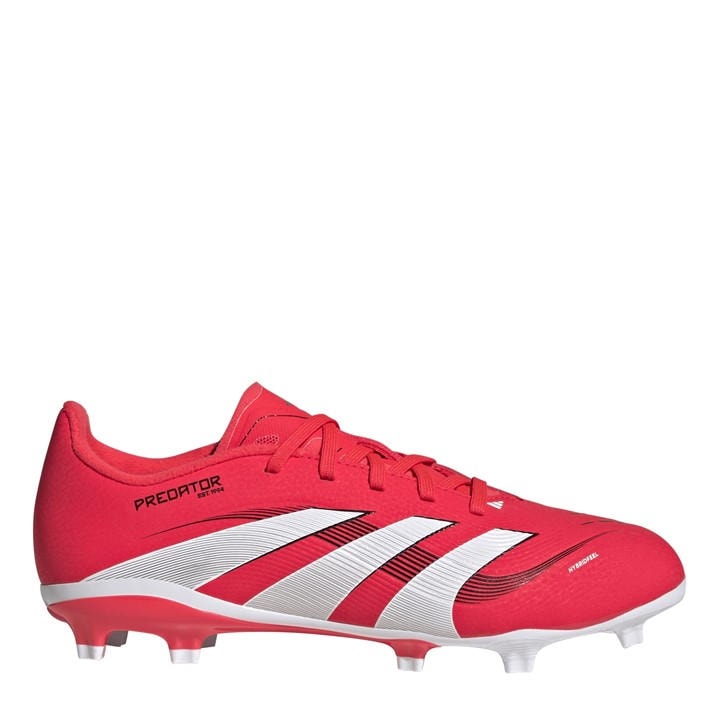 Adidas  Kids Red ' Predator League Firm Ground Football Boots in Size 4.5, Sports Direct