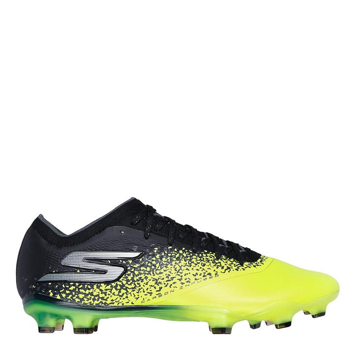 Skechers Boys Yellow Razor Elite Firm Ground Football Boots in Size 4.5, Sports Direct